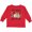 Red, variant on Inktastic My Nana Loves Me with Sloth and Hearts Boys or Girls Long Sleeve Toddler T-Shirt