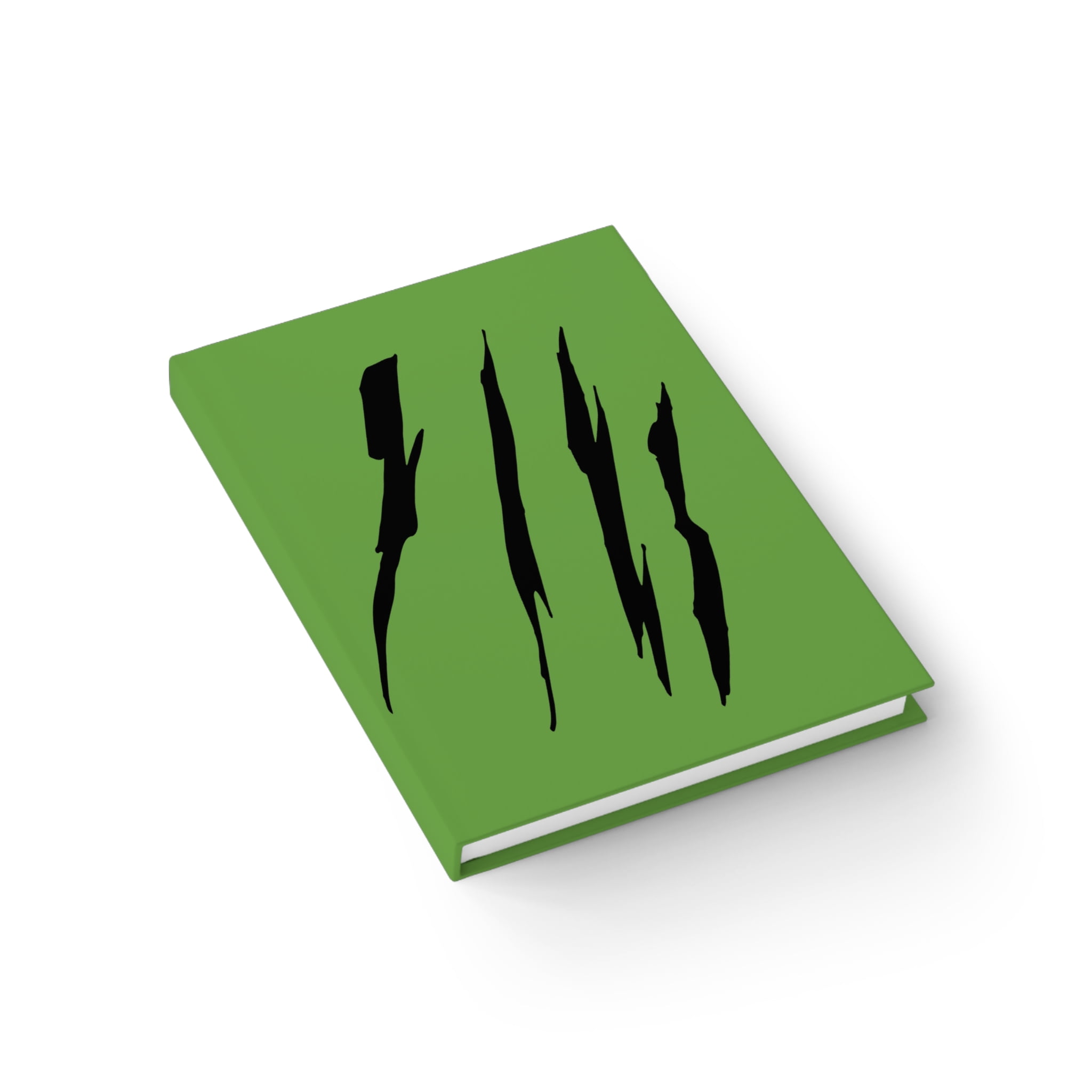 Effete Feline Claw Marks Scratch Journal - Blank
