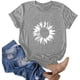 thumbnail image 2 of Blusa de manga corta con cuello redondo y estampado de tallas grandes para mujer OAVQHLG3B Store  lin121212, 2 of 4