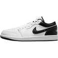 thumbnail image 1 of Nike Chaussures de Course pour Homme Air Jordan 1 Low Blanc/noir/blanc, 1 of 5