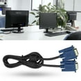 thumbnail image 3 of Visland VGA Cable Practical Wide Application Plug Play 1.5m Computer Monitor VGA Male to Male Connecting Wire for TV, 3 of 8