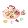 thumbnail image 3 of TISHITA Little Girls Tea Set Toy Games Tea Set Play Kitchen Accessories for Children Heart, 3 of 8