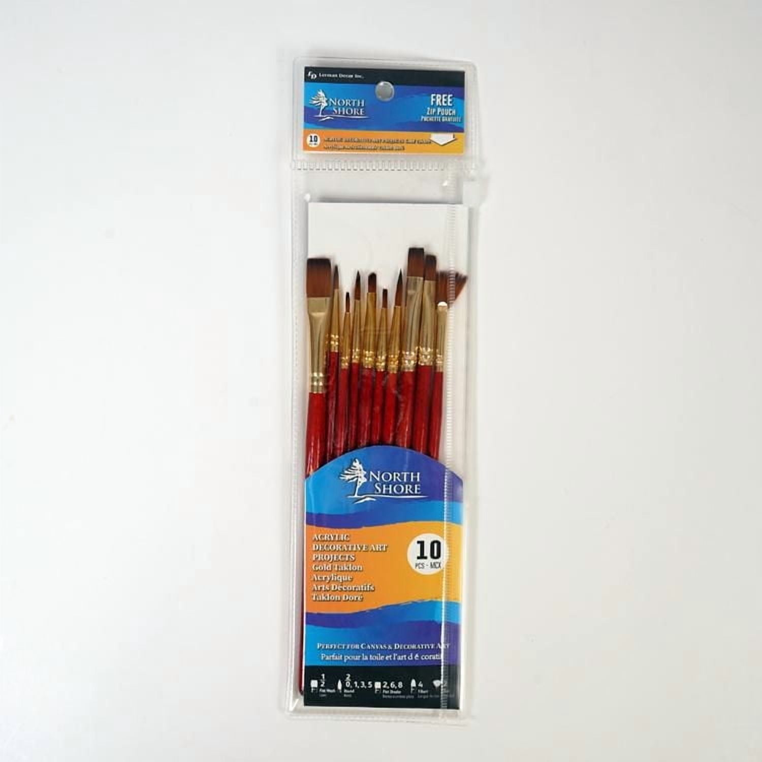 North Shore 10 piece paint brush set