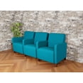 thumbnail image 2 of Lesro Ravenna Lounge Reception 3 Seat Tandem Seating in Teal, 2 of 5