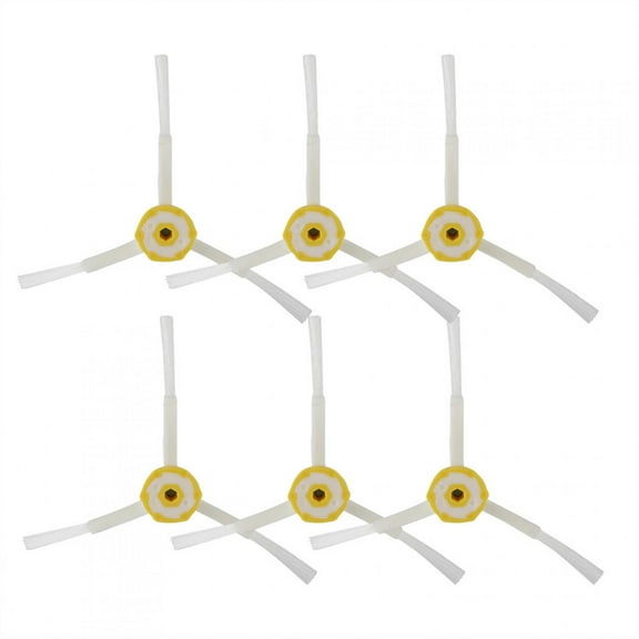 Tebru 6Pcs Side Brushes Replacement Part Fit for  500/600/700 Series Vacuum Cleaner, Vacuum Cleaner Side Brushes, Sweeping Robot Side Brushes