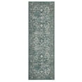 thumbnail image 2 of Garvee Washable Runner Rug 2' x 6' Vintage Moroccan Rug Floral Print Rug Non Slip Bedroom Kitchen Rug for Hallway Laundry Room, Green Blue, 2 of 7