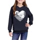 thumbnail image 5 of Sudadera con capucha y estampado de corazón de San Valentín, sudadera de manga larga para niños y niñas, chaqueta para niñas de talla mediana y grande., 5 of 7