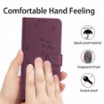 thumbnail image 6 of Allytechgroup Compatible with iPhone 15 Plus Flip Wallet Case, PU Leather with Credit Card Slot Military Grade Drop Protection Cover for iPhone 15 Plus, Maroon, 6 of 8