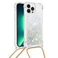 thumbnail image 3 of Funda FOXDOCK para iPhone 15 Pro con Cuerda Ajustable, Brillo Líquido, Protección Antigolpes y Lente – Ideal para Regalo, 3 of 6