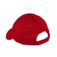 thumbnail image 5 of Port & Company Youth Six Panel Twill Cap-One Size (Red), 5 of 5