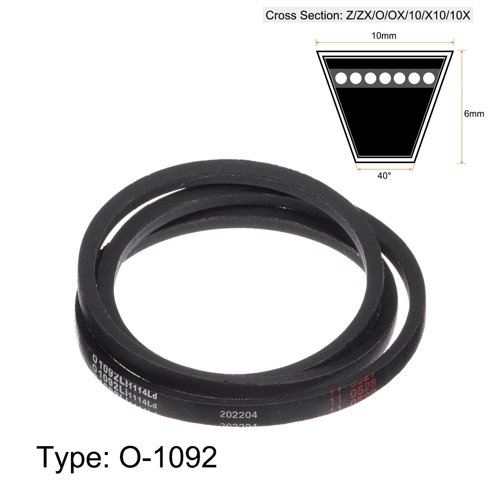 Unique Bargains O-1092 1092mm Pitch Length V Belts Drive Unique Bargains O-1092 1092mm Pitch Length V Belts Drive
