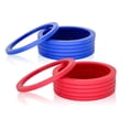 thumbnail image 1 of Toss Rings OUTOSS, paquete de 12 unidades, TPR suave, 2 colores, 1 of 5