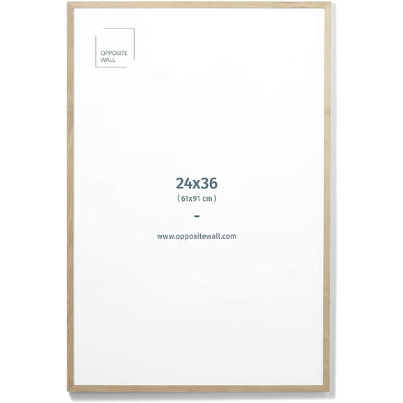 (12x16 in | 31x41 cm) Natural Solid Oak Wood Picture Frame Poster Frame Wall Photo Frame