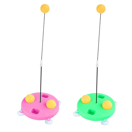 

BESTONZON 2pcs Plastic Table Tennis Trainers Creative Children Toys Practical Plaything