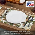 thumbnail image 2 of Highland Home "Fall Farmhouse" 4-Pack Cotton Blend Washable Placemats, 2 of 6