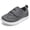 DARK GREY, variant on STQ KIDS Toddler Shoes Wide Toe Box Barefoot Shoe Lightweight Kids Walking Sneakers Non-Slip Zero Drop Running Tennis Gym Sneaker Breathable Black White Toddler Size 8
