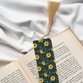 thumbnail image 6 of Kdxio Sunflowers And Blue Flower Print Metal Tassel Bookmarks,Perfect Gift for Art Lovers and Bookworms Metal Bookmarks for Women, 6 of 8