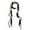 #11-Black, variant on Striped Scarf for Women Knit Scarf Long Colorful Scarf Womens Winter Fashion Neck Scarves Y2k Accessories