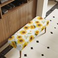 thumbnail image 3 of Whosucclay Sunflower Daisy Print Stretch Dining Bench Cover Universal Bench Slipcover Water Resistant Bench Seat Cushion Slipcovers Anti-Slip Bench Seat Protector for Hotel, Party, 3 of 7