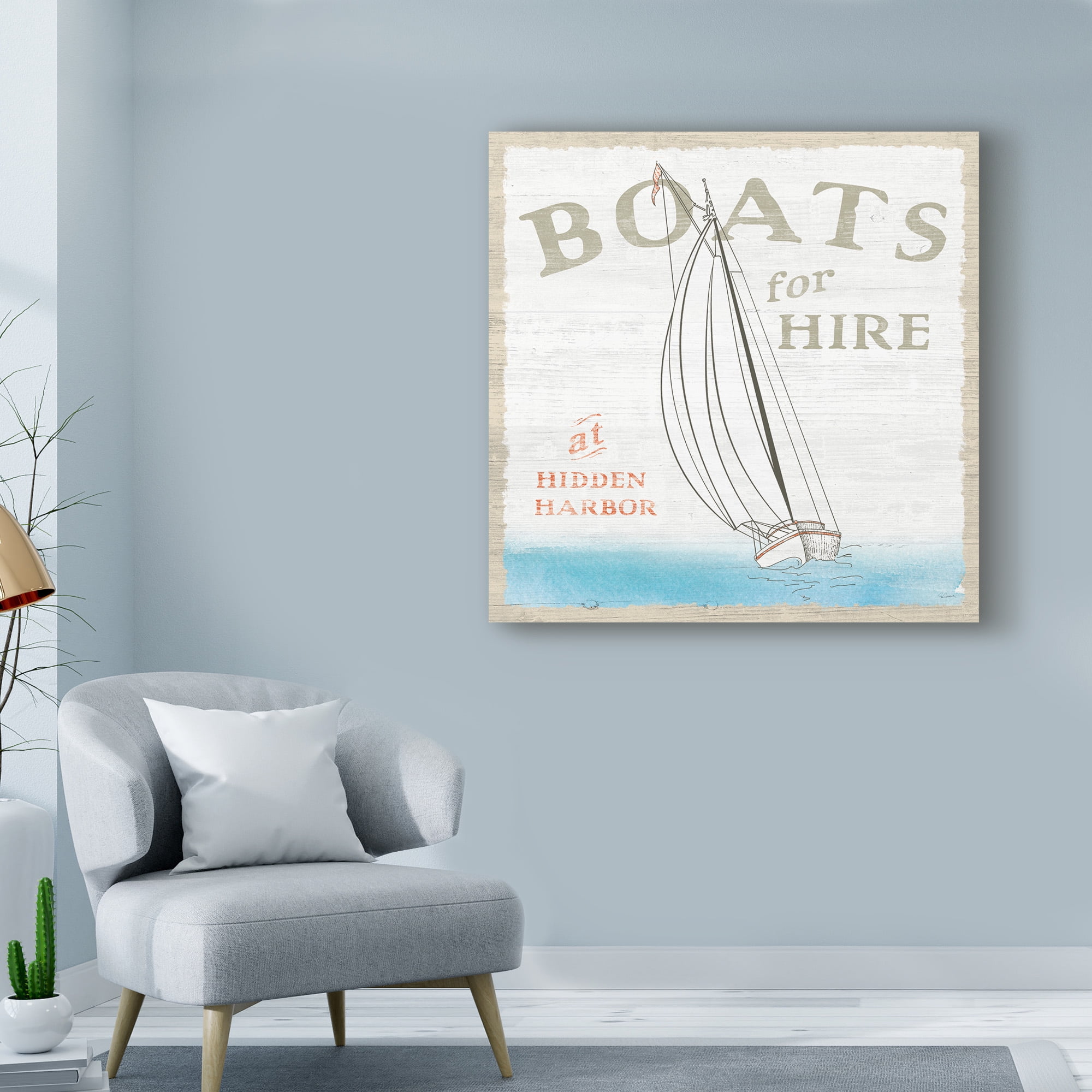 Trademark Fine Art 'Seaside Life V' Canvas Art by Sue Schlabach