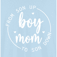thumbnail image 2 of Novatee Womens Boy Mom From Son Up To Son Down Boy Mom T-Shirt - Mothers Day T-Shirt, 2 of 6