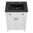 thumbnail image 5 of Modway Nantucket 24" Bathroom Vanity in White Black, 5 of 8
