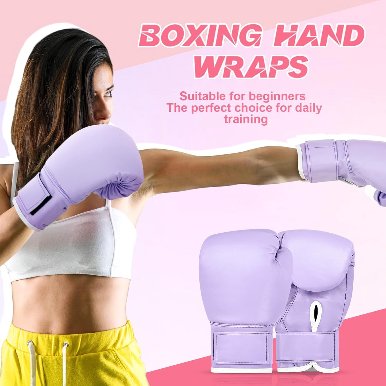 14-piece boxing set includes 2 pairs of 16-ounce (approximately 453.6 grams) boxing gloves, a helmet, and a face mask for adult and youth beginners training equipment