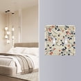 thumbnail image 4 of Yayeee Toggle Light Switch Wall Plate 2-Gang 4.56"x4.48" Decorative Outlet Cover, Beige Leaves Plaid, 4 of 7
