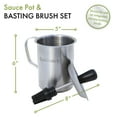 Cuisinart® Sauce Pot and Basting Brush Set Holds Up To 16 Fluid Ounces, Basting Brush