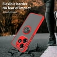 thumbnail image 5 of Case for Tecno Spark 10 Pro Case with Stand, Compatible with Magnetic Car Phone Mount, Ultra Slim Tecno Spark 10 Pro Phone Case for Women Men Shockproof Protective Cases Cover (Red), 5 of 14