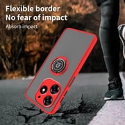 Case for Tecno Spark 10 Pro Case with Stand, Compatible with Magnetic Car Phone Mount, Ultra Slim Tecno Spark 10 Pro Phone Case for Women Men Shockproof Protective Cases Cover (Red)