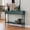 Green, variant on HLR Pre-Assembled Blue Retro Console Table for Entryway with 2 Drawers, Storage Cabinets & Shelf