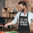 thumbnail image 4 of Funny Aprons for Men Grill-Apron for Father''s Day, Christmas, Birthday Gifts for Dad from Daughter, Son, Wife, 4 of 6