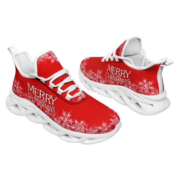Dropshipping Impresión bajo demanda Zapatos casuales Zapatos personalizados Zapatillas deportivas Diseño navideño Envío gratis
