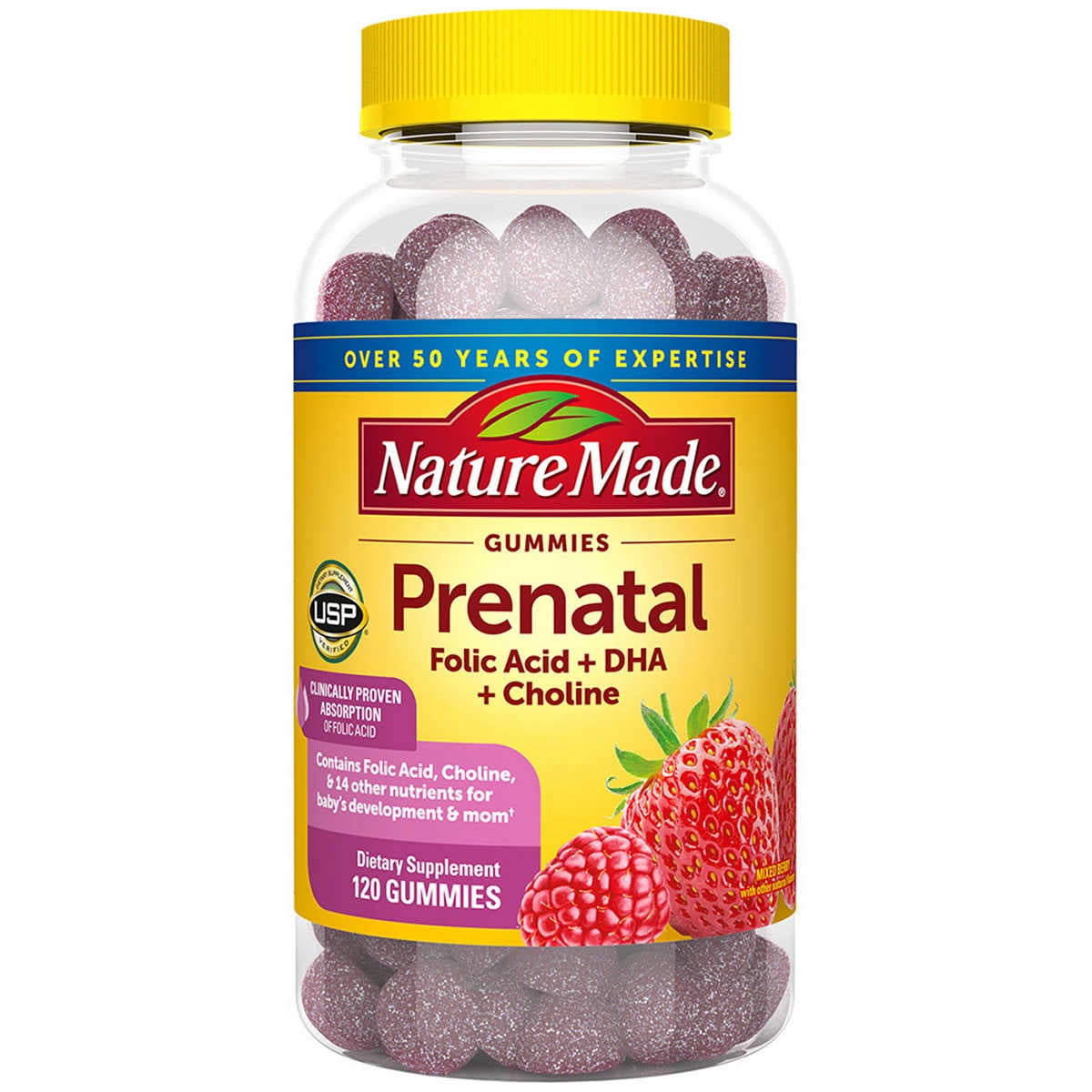 Nature Made Prenatal Gummies (120 Count)