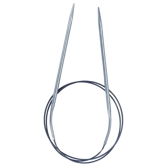 Aguja Aluminio Punta Plateado Circualar Ultrasuave Susan Bates Coats Implementos Susan Bates T1195-CIR37