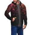 thumbnail image 3 of Zip Up Hoodies for Men - Colorful Sparkling Long Sleeve Comfrt Men'S Fashion Hoodies & Sweatshirts, Jackets for Men Hoodies Pullover Clothing Clothes with Pouch, 3 of 5