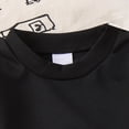 thumbnail image 4 of YDFCWXW Girls Sweatshirt Flared Pants Set Long Sleeve 2 Casual Clothes (Black, 2-3 Years), 4 of 9