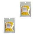thumbnail image 4 of Wosthever Almohadilla para raqueta de bádminton Protector de silicona a prueba de golpes ojal cuerda raqueta ojal ejercicio Repaire Oficina Amarillo Long 2Conjunto, 4 of 6