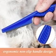 thumbnail image 4 of LNGOOR Rubber Handle Dog Hair Comb, Flea Comb, Long and Short Teeth Comb for Dogs & Cats, Cat Grooming Supplies, Dog Accessories, Dog Grooming Kit, 4 of 4