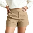 thumbnail image 5 of YanHoo Golf Shorts for Women High Waisted Stretchy Short Pants Casual Work Outdoor Hiking Shorts with Pockets, 5 of 8