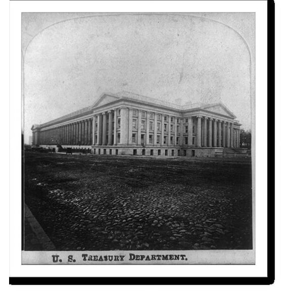 Historic Print, U.S. Treasury Department, Wash., D.C., 18" x 24"
