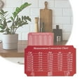 thumbnail image 1 of Hearth & Gear Wooden Baking Measurement Conversion Board Unique Kitchen Tool & Valentine's Pizza Ornament Ornament Christmas Ornament Packs Christmas Ornament Keepsake Ornament Pack And Christmas, 1 of 4