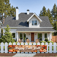 thumbnail image 3 of Decorative Design Happy Fall Banner Festive Leaves Thanksgiving Decoration Pumpkin for Autumn Celebration Outdoor Indoor, 3 of 9