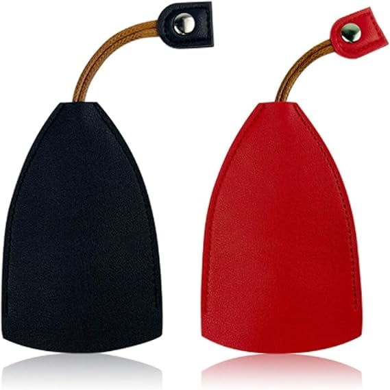 Winkkey Protective Key Case, Personalized Protective Pull Out Key Case, Large Capacity PU Leather Key Holder(2pcs B)