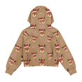 thumbnail image 5 of Xoenoiee Christmas Deer Candy Print Girls Half Zip Hoodies Xmas Oversized Sweatshirts Casual Pullover Long Sleeve Shirts Fall Fashion 2024 Winter Clothes, Size 7-8 Years, 5 of 7