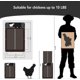 thumbnail image 2 of Model T50, Automatic Chicken Coop Door, Full Aluminum Doors, Light Sensing, Evening and Morning Delayed Opening Timer, 2 of 5
