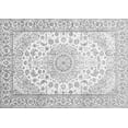 thumbnail image 1 of Ahgly Company Indoor Rectangle Medallion Gray Traditional Area Rugs, 2' x 5', 1 of 1