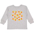 thumbnail image 3 of Inktastic Just Candy Corn Boys or Girls Long Sleeve Toddler T-Shirt, 3 of 5