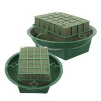 FRCOLOR MLINS 2pcs Floral Arrangement Cage Flower Foam with Bowl Base